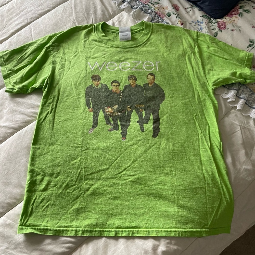Vintage Weezer T-shirt - Green Album